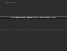 Tablet Screenshot of 3x4grid.com